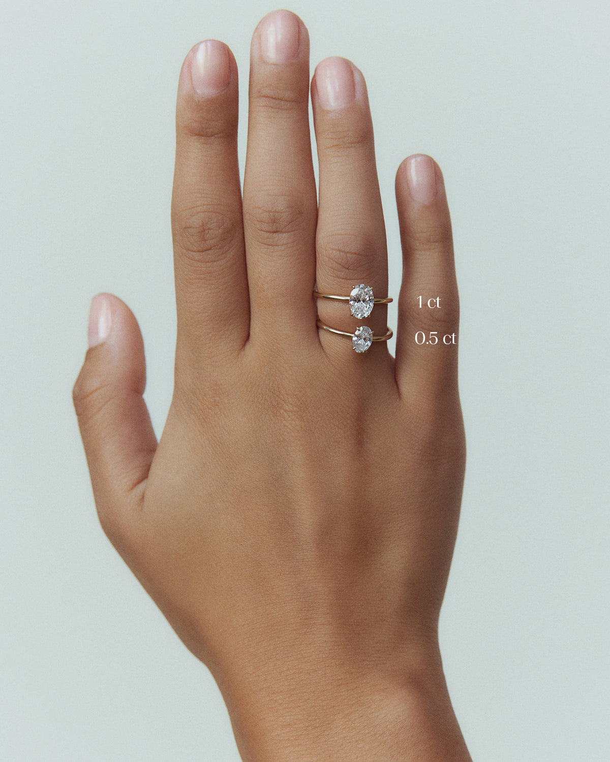 Oval Cut Diamond Ring – 1 ct