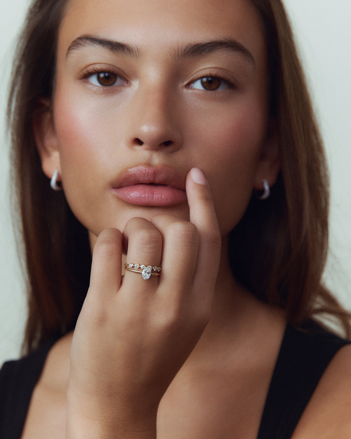 Oval Cut Diamond Ring – 0.5 ct