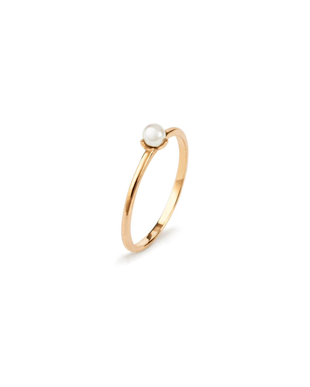 Petite Akoya Pearl Ring 14K Gold Akind