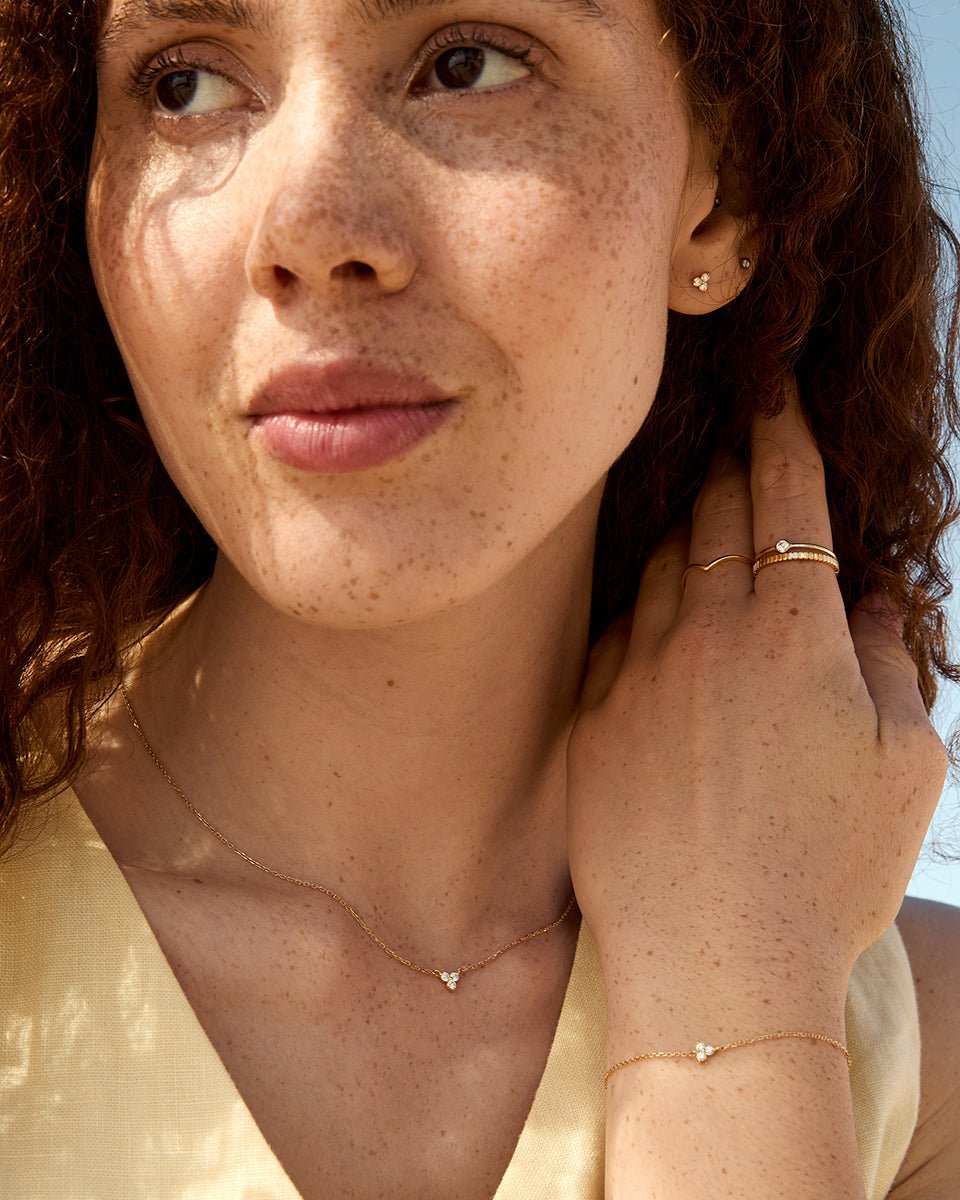 Diamond Trinity Necklace