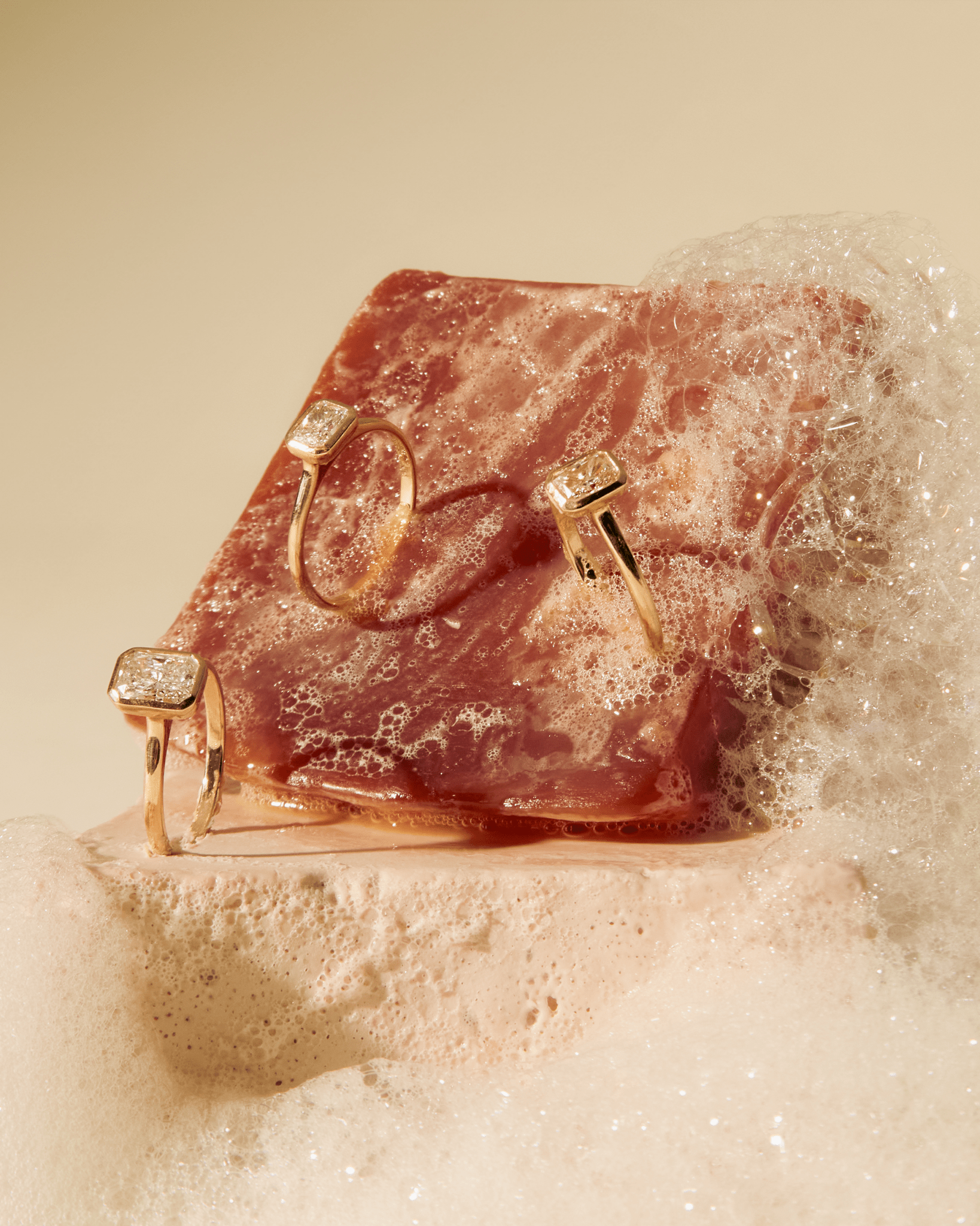 Radiant Bezel Diamond Ring