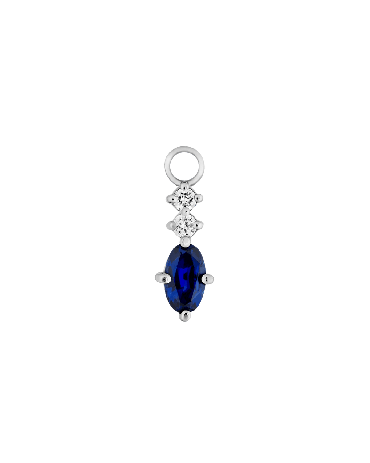 Sapphire Hoop Charm