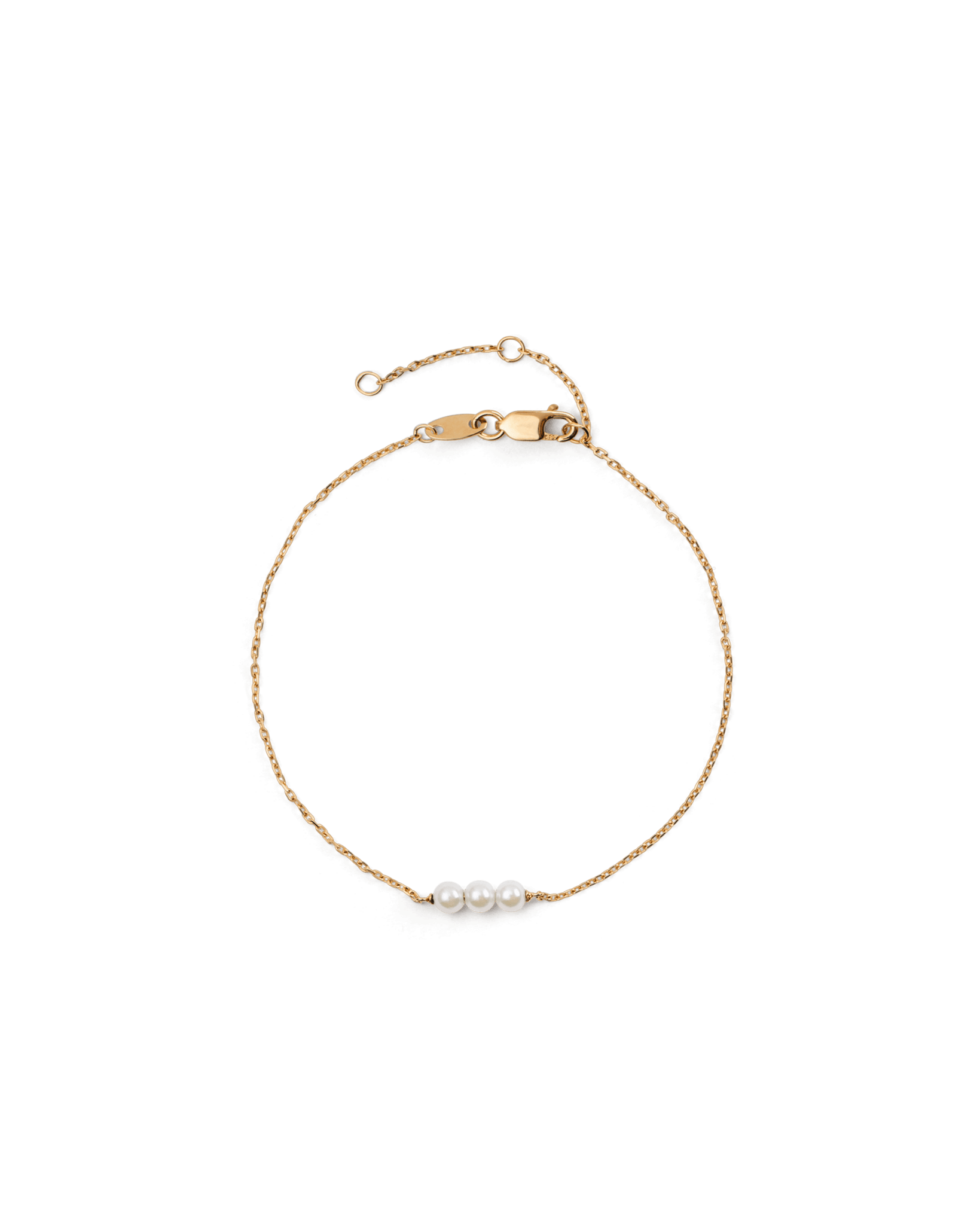 Threaded Pearl Bracelet