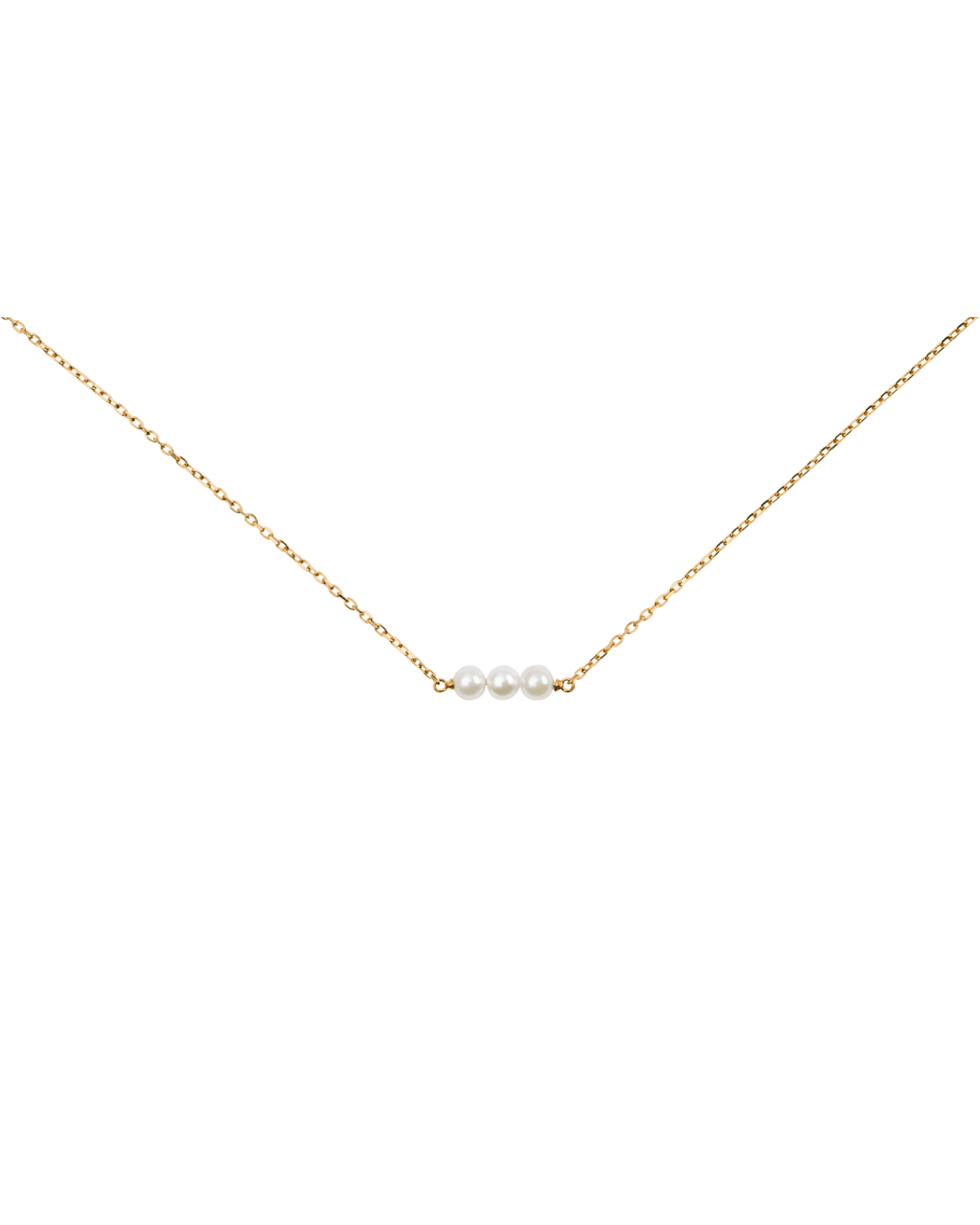 Threaded Pearl Necklace