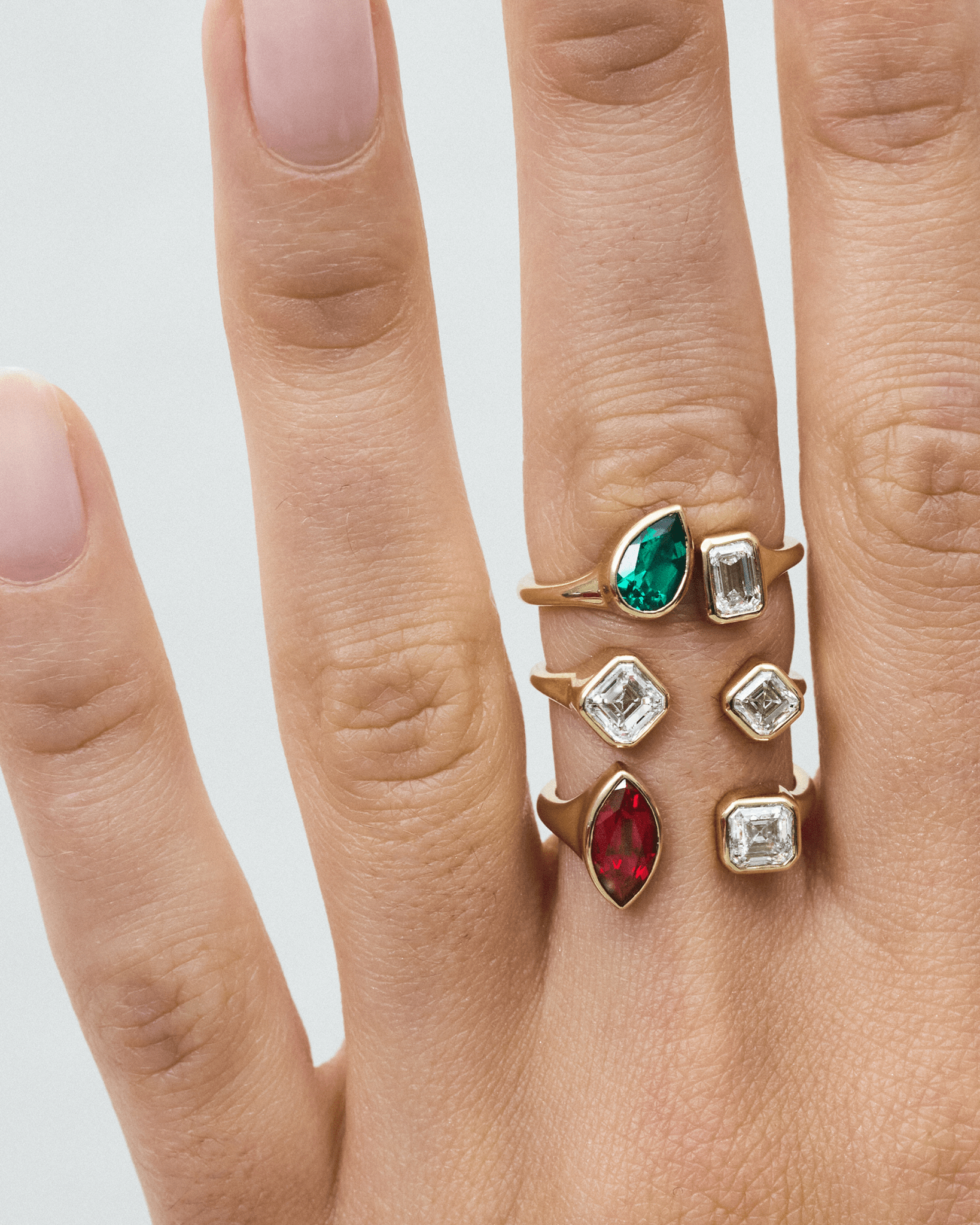 Toi et Moi Ruby Ring