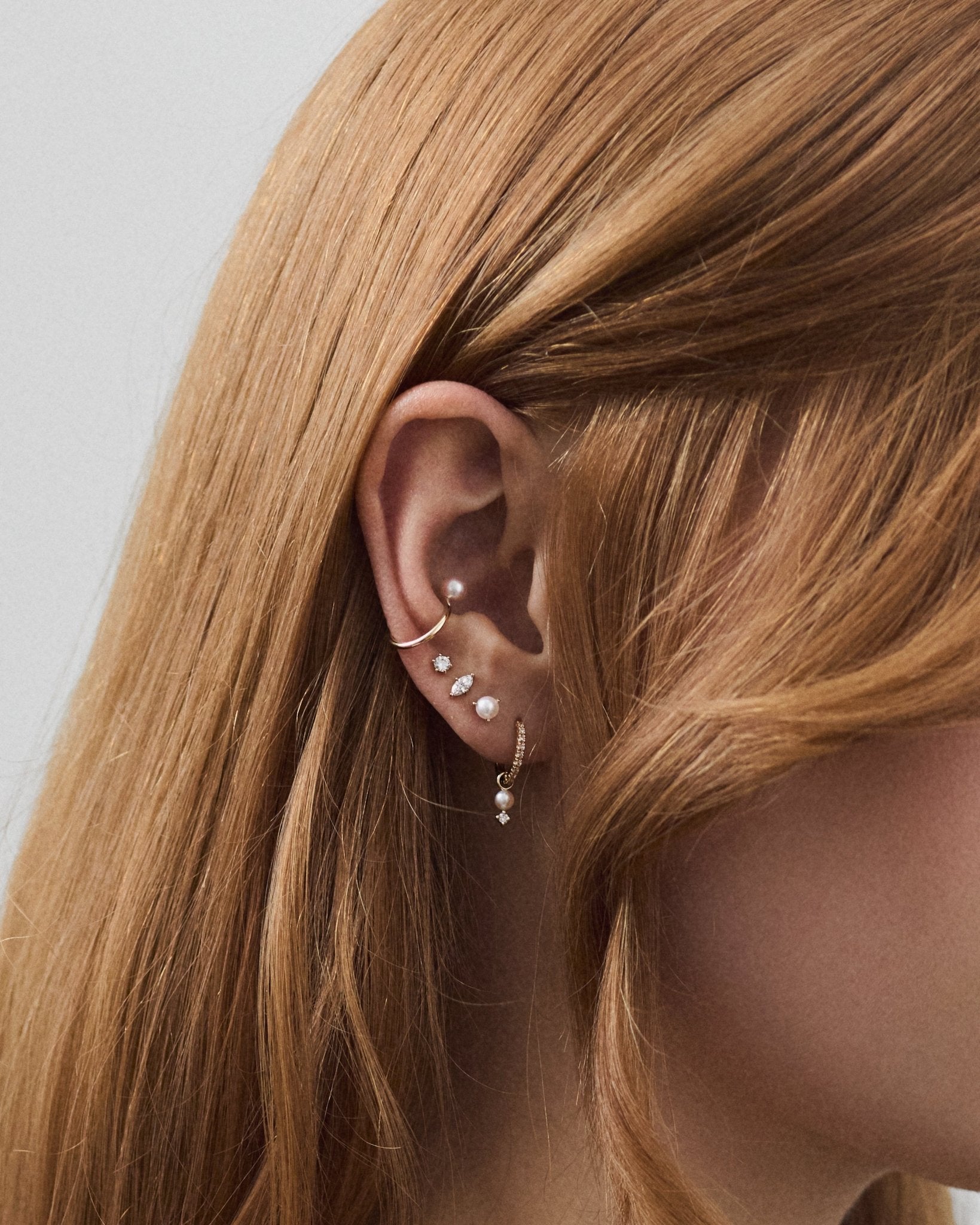 Single Pearl Ear Cuff
