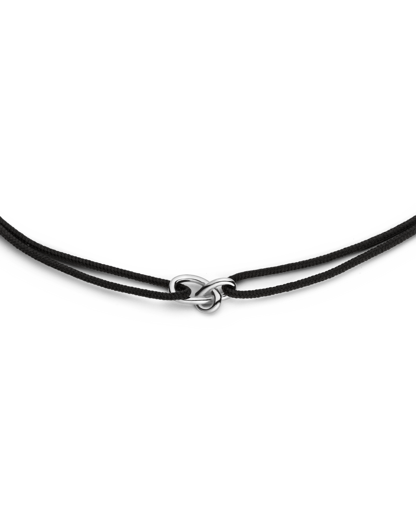 Gold Knot Cord Necklace