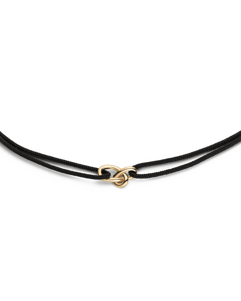 Gold Knot Cord Adjustable Pendant Necklace | Akind