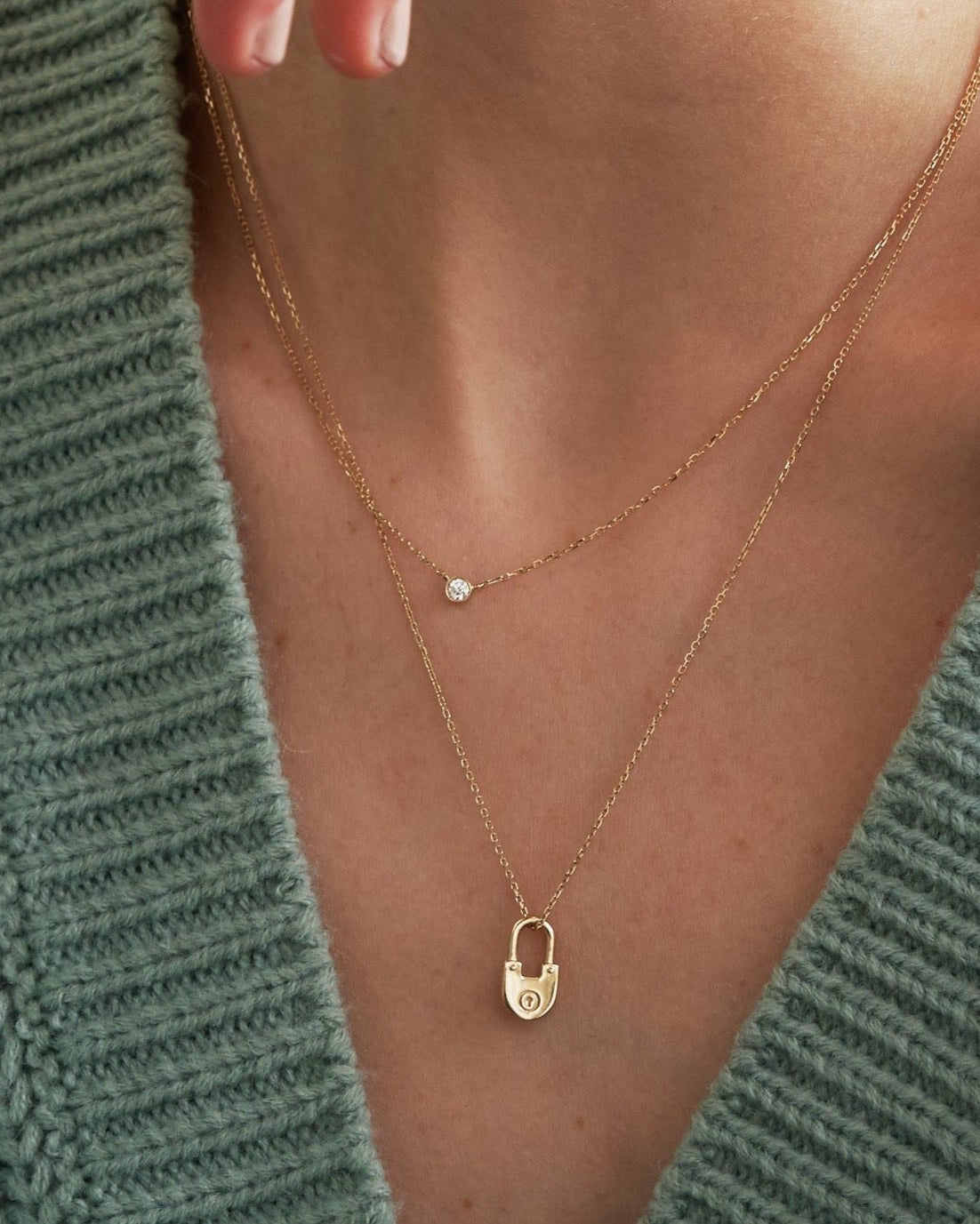 Lock Pendant Charm - AKIND Archive 26'