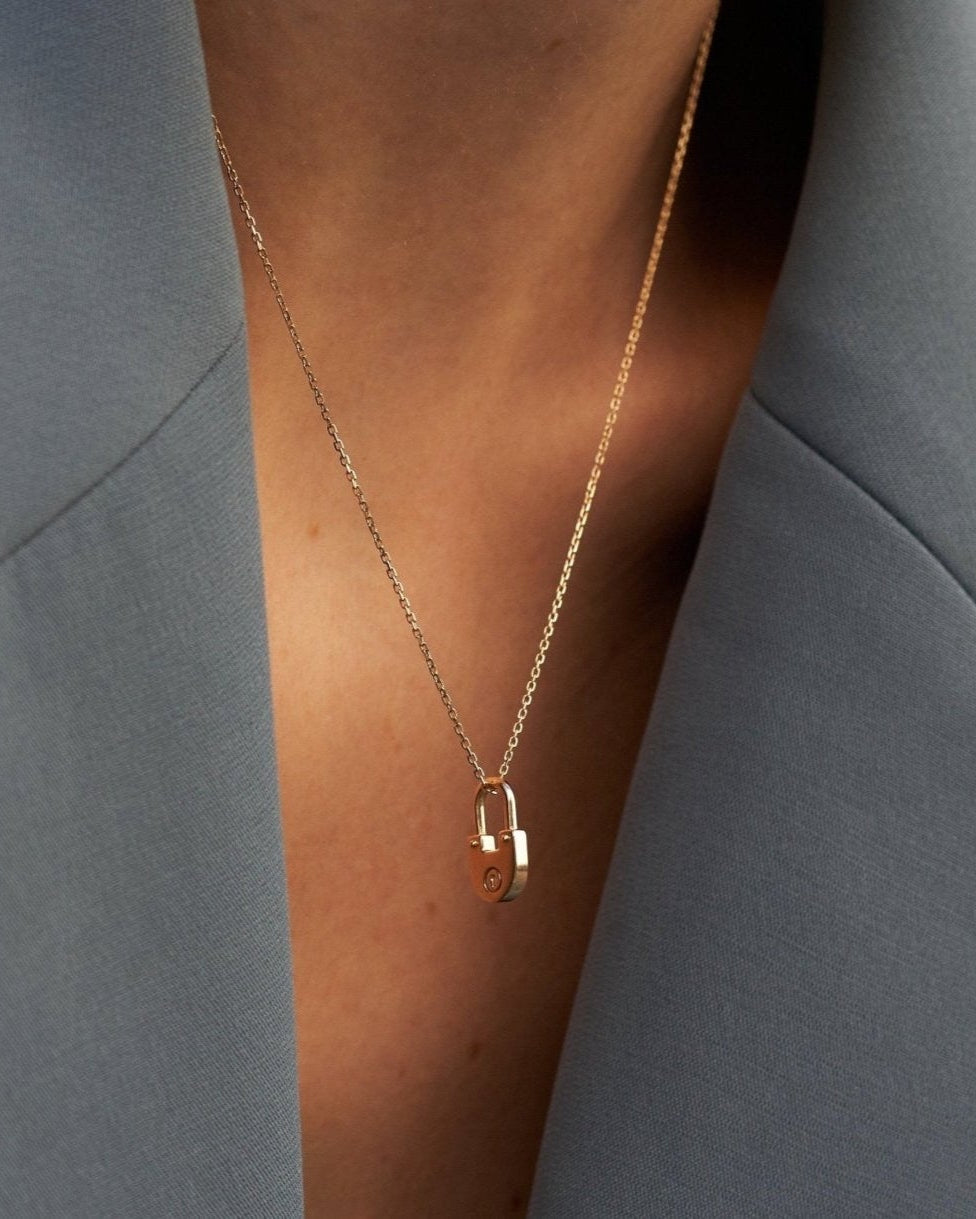 Lock Pendant Charm - AKIND Archive 26'