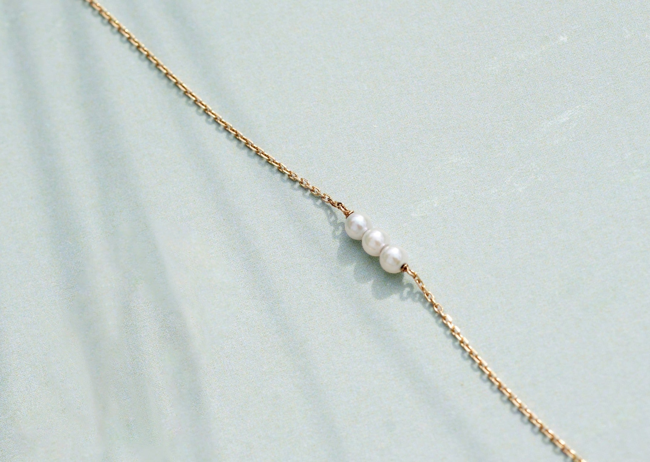 Threaded Pearl Bracelet